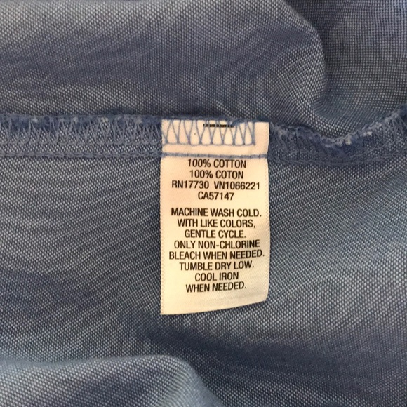 Merona blue dress shirt - Picture 6 of 6